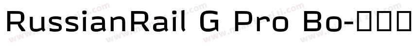 RussianRail G Pro Bo字体转换